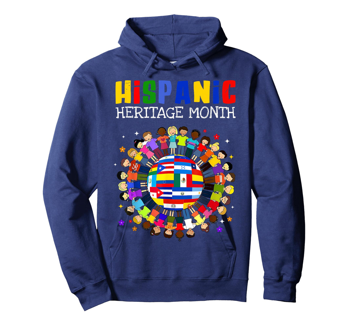 Hispanic Heritage Month All Latin Countries Boys Girls Kids T-Shirt
