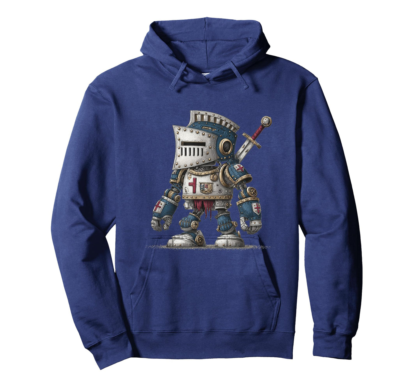 Funny Robot Knight Costume with Sword T-Shirt