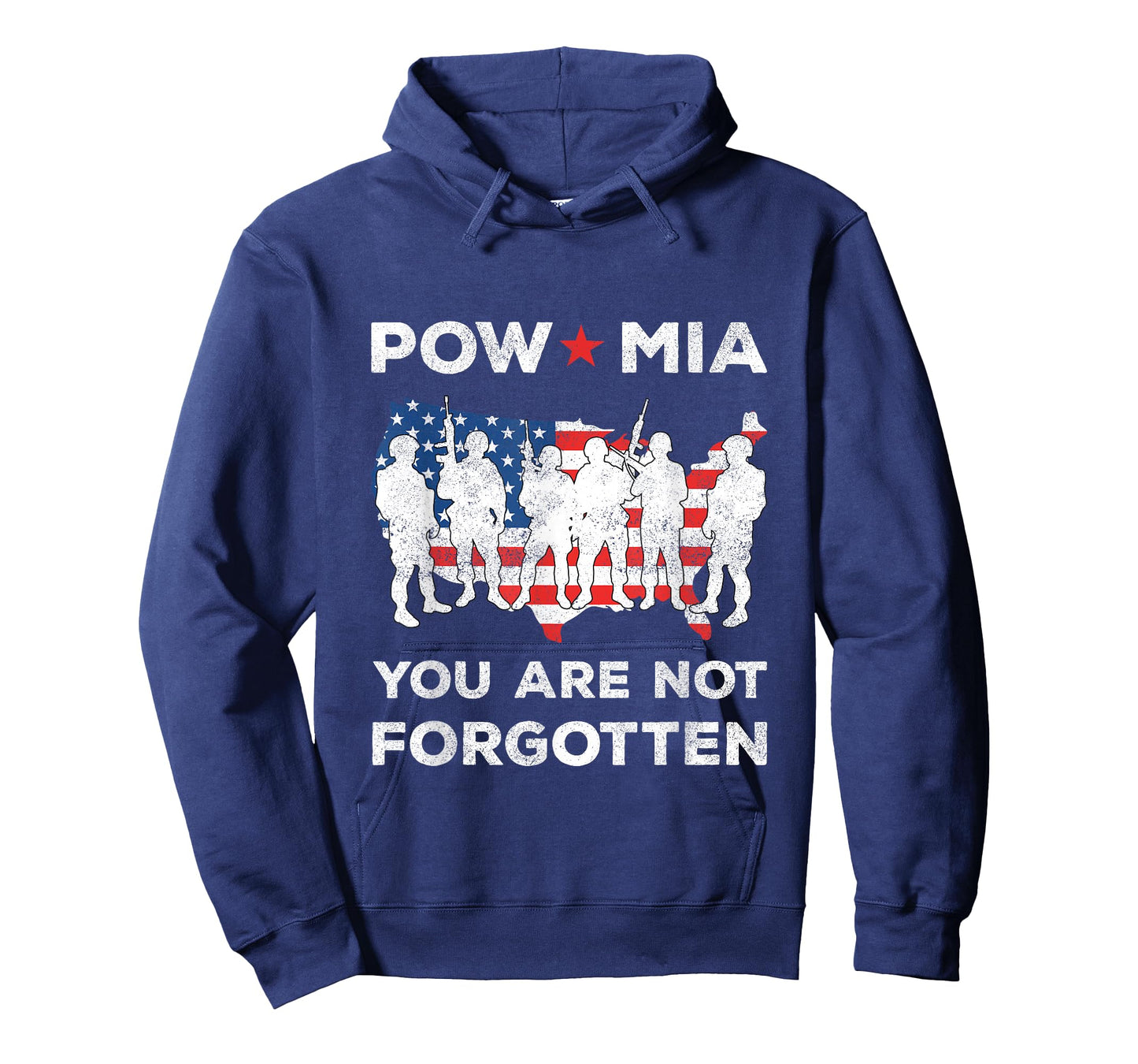 POW MIA You Are Not Forgotten American Flag Soliders T-Shirt