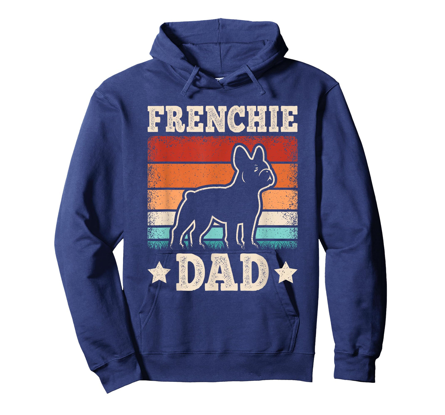 Frenchie Dad Retro French Bulldog Lover Daddy Men T-Shirt
