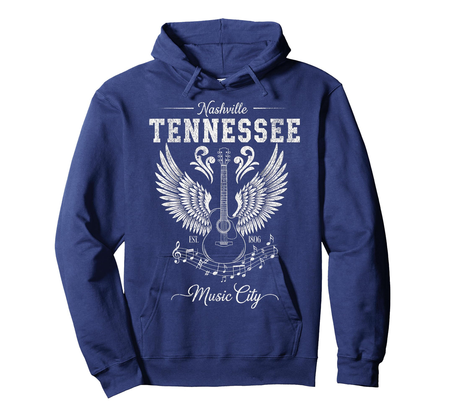 Nashville Tennessee Country Music City Guitar Souvenir T-Shirt