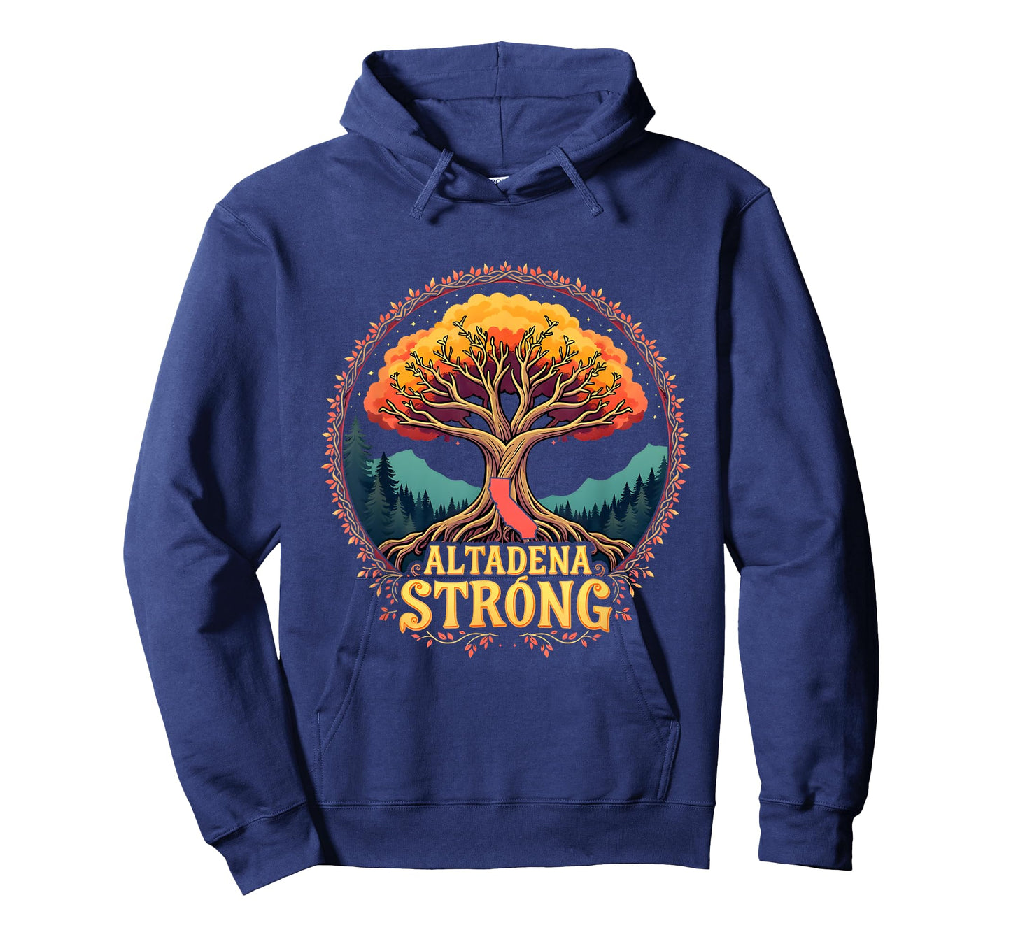 California Altadena Strong Women Men Supporters T-Shirt