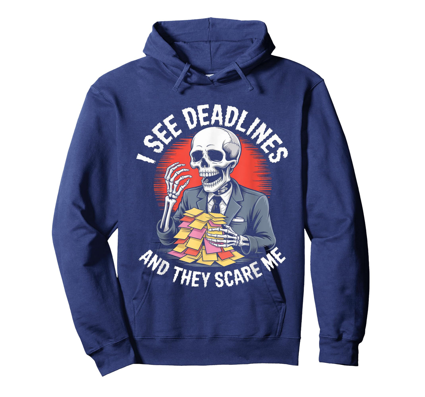 I See Deadlines and They Scare Me Halloween T-Shirt