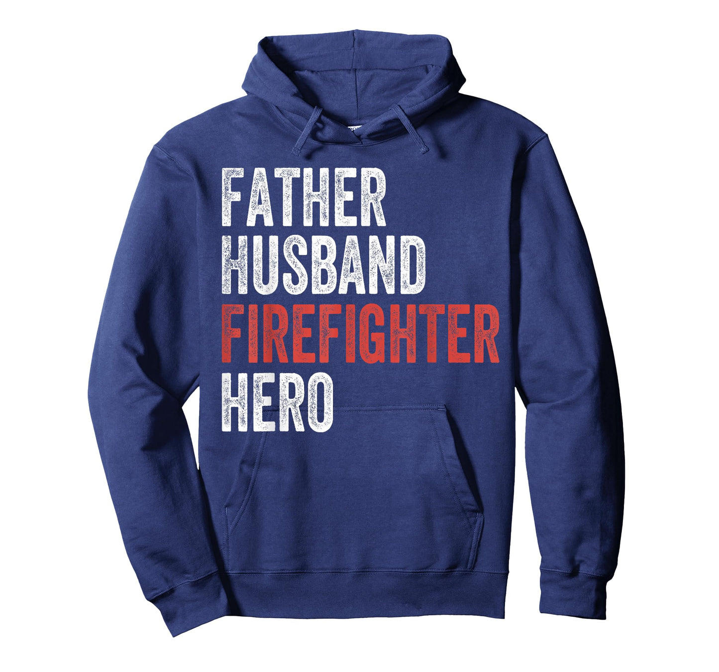 Father Husband Firefighter Hero T-Shirt Dad Fireman Gift Tee T-Shirt
