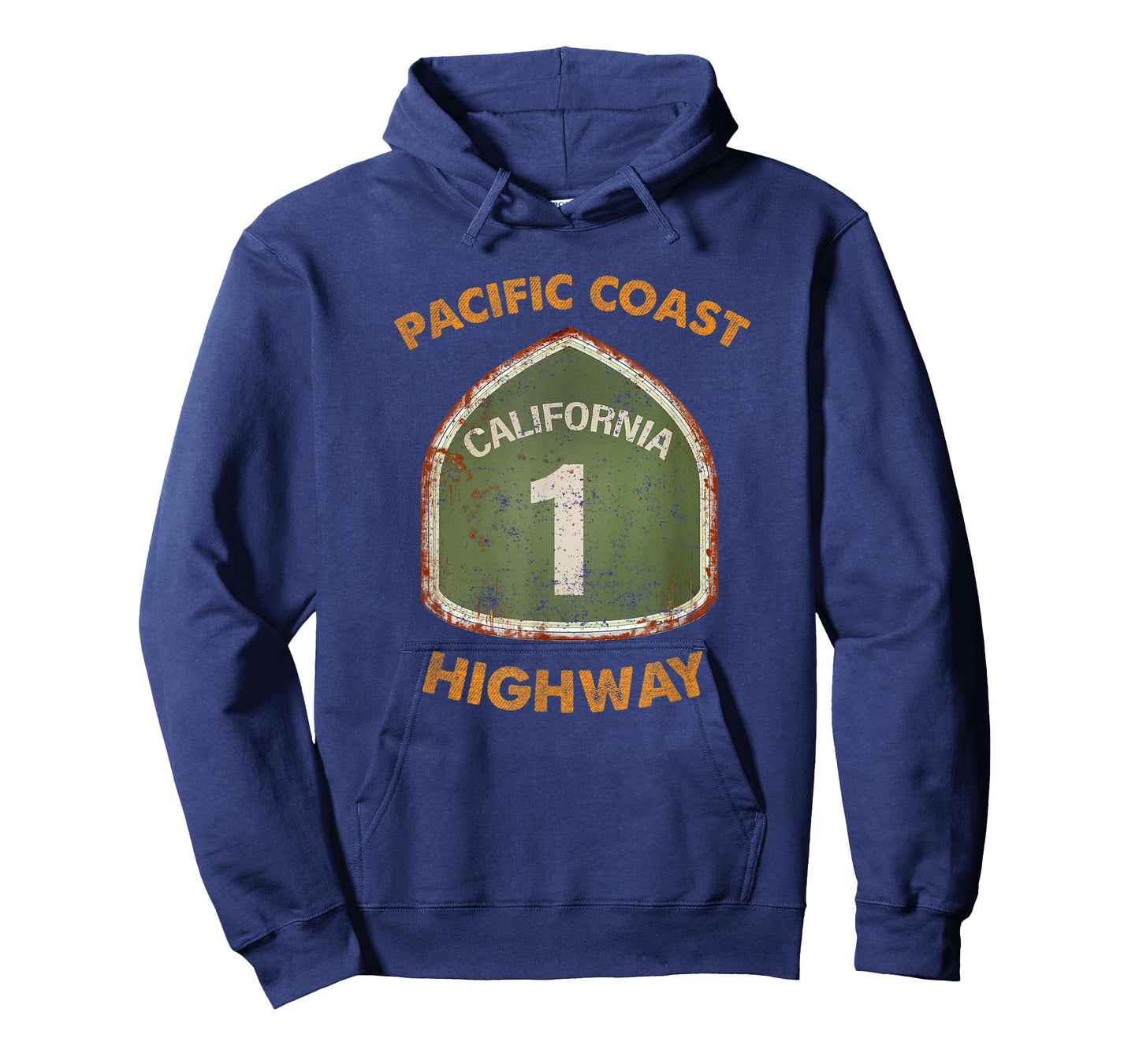 Pacific Coast Highway Route 1 Cali Gift California Souvenir T-Shirt