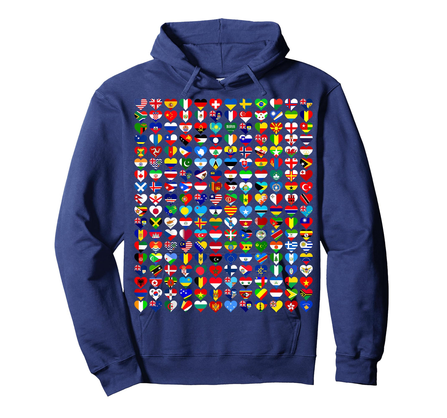 Flags of the Countries World Heart Flags Map for Kids Boys T-Shirt