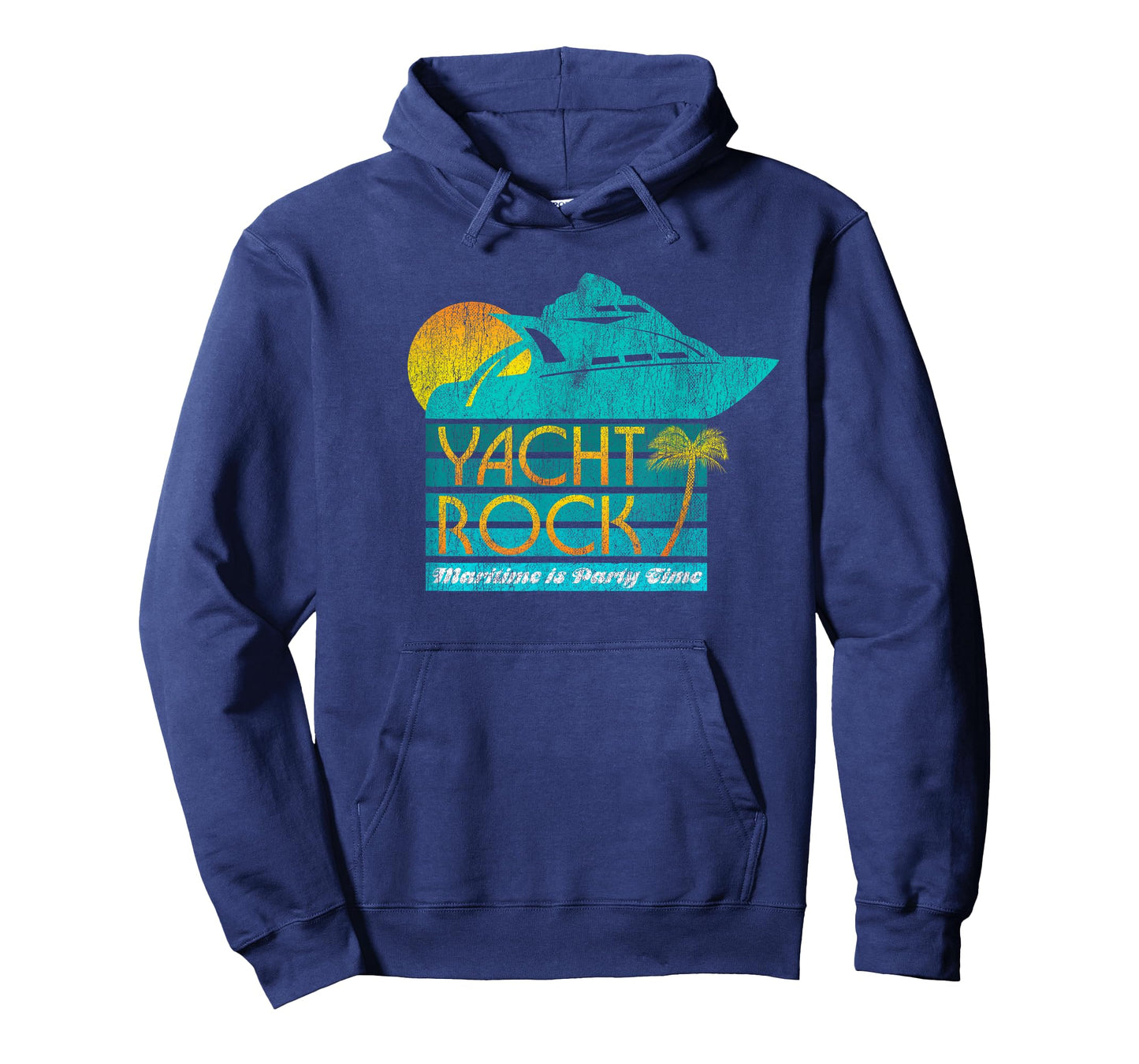 Yacht Rock Party Boat Drinking T-Shirt Maritime = Party Time T-Shirt
