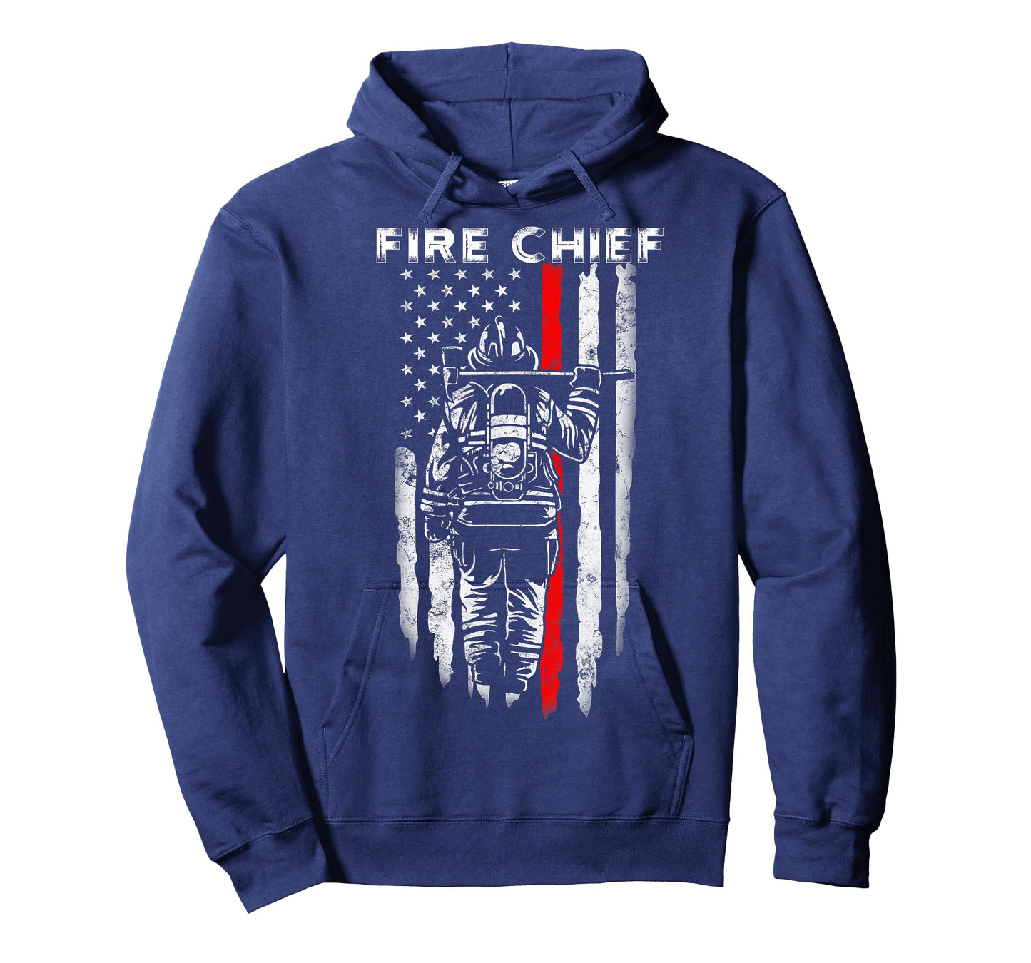 Fire Chief American flag gifts for Fire Chief Dad Grandpa T-Shirt