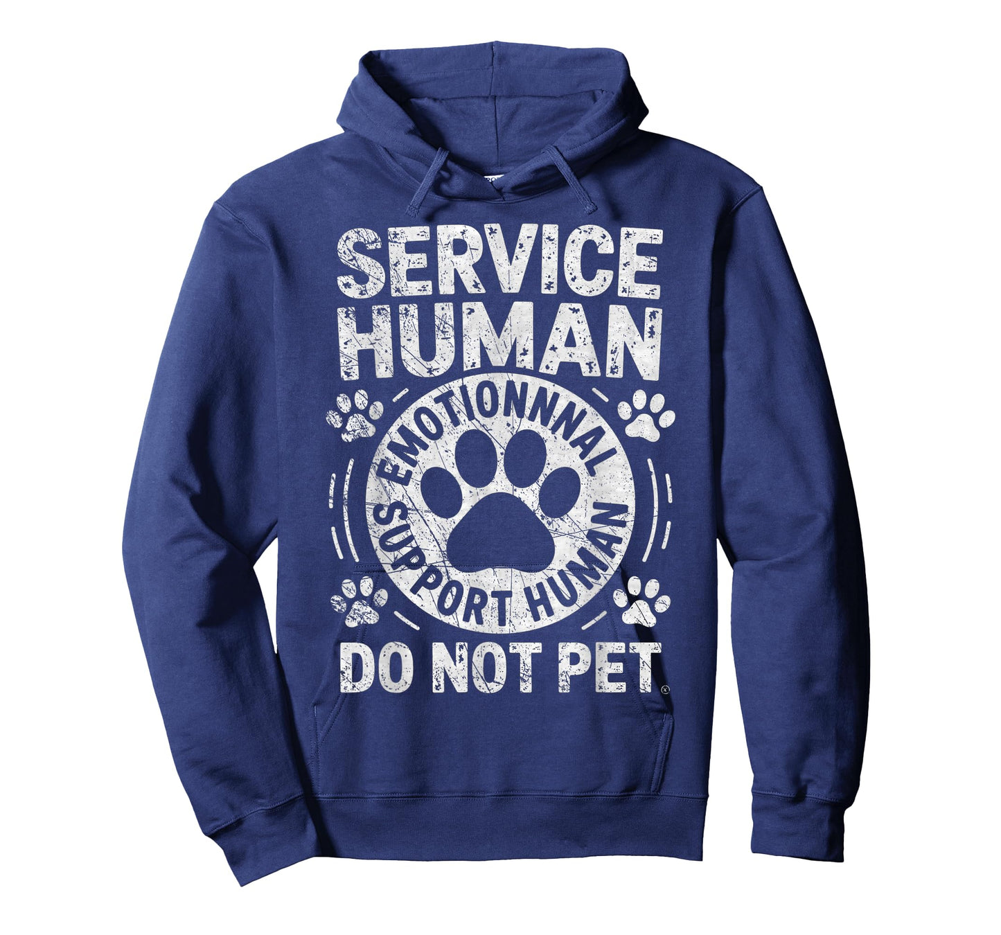 Service Dog Human Do Not Pet Funny Rescue Dog Owner Vintage T-Shirt