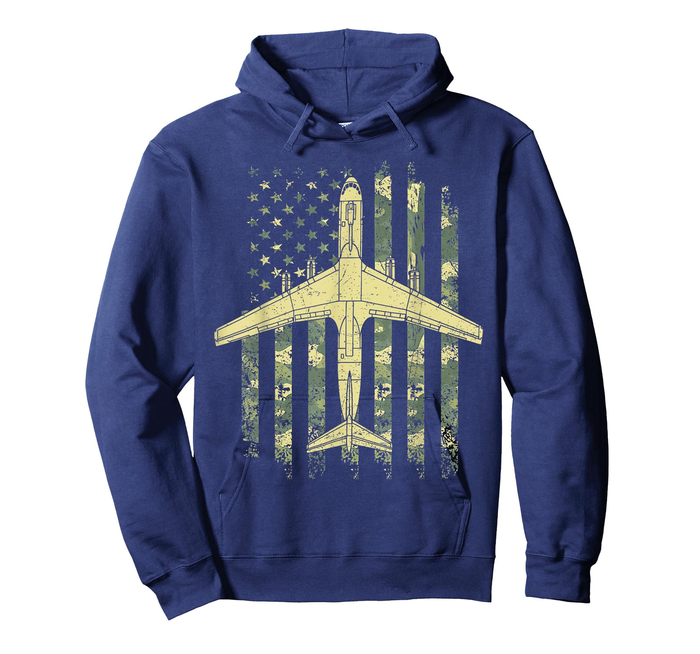 C-141 Starlifter Flag Camouflage US Military Airlifter Plane T-Shirt
