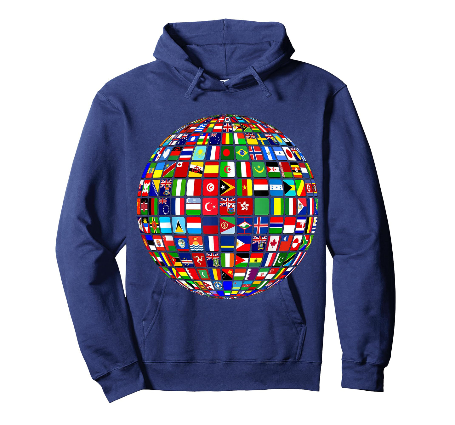 International World Flags and World map for Children T-Shirt