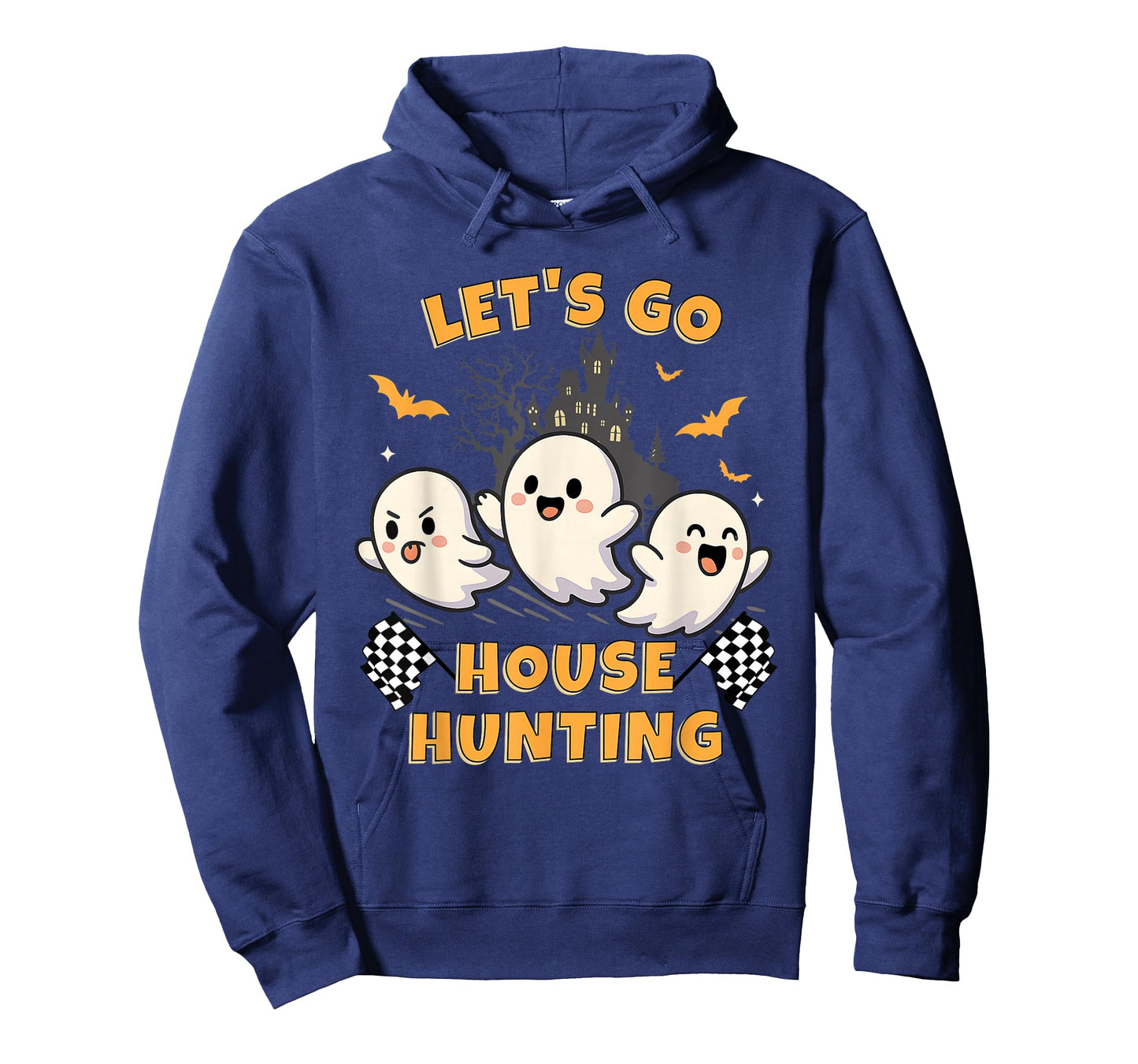 Let’s Go House Hunting Ghost Halloween Real Estate Humor T-Shirt