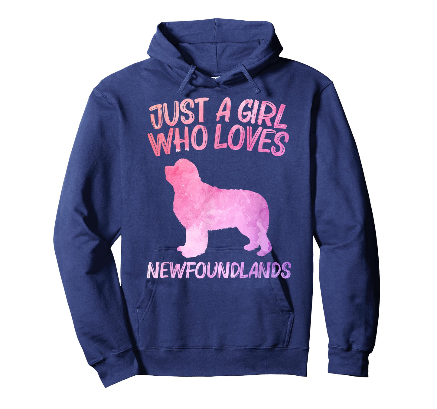 Just A Girl Who Loves Newfoundlands Gift For Women Dog Pup T-Shirt