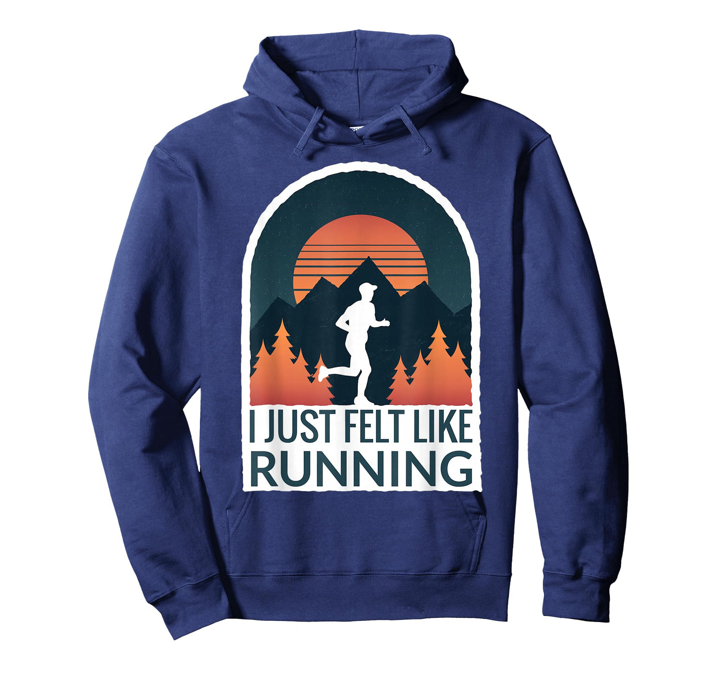 I Just Felt Like Running I Marathon Gump Jog T-Shirt