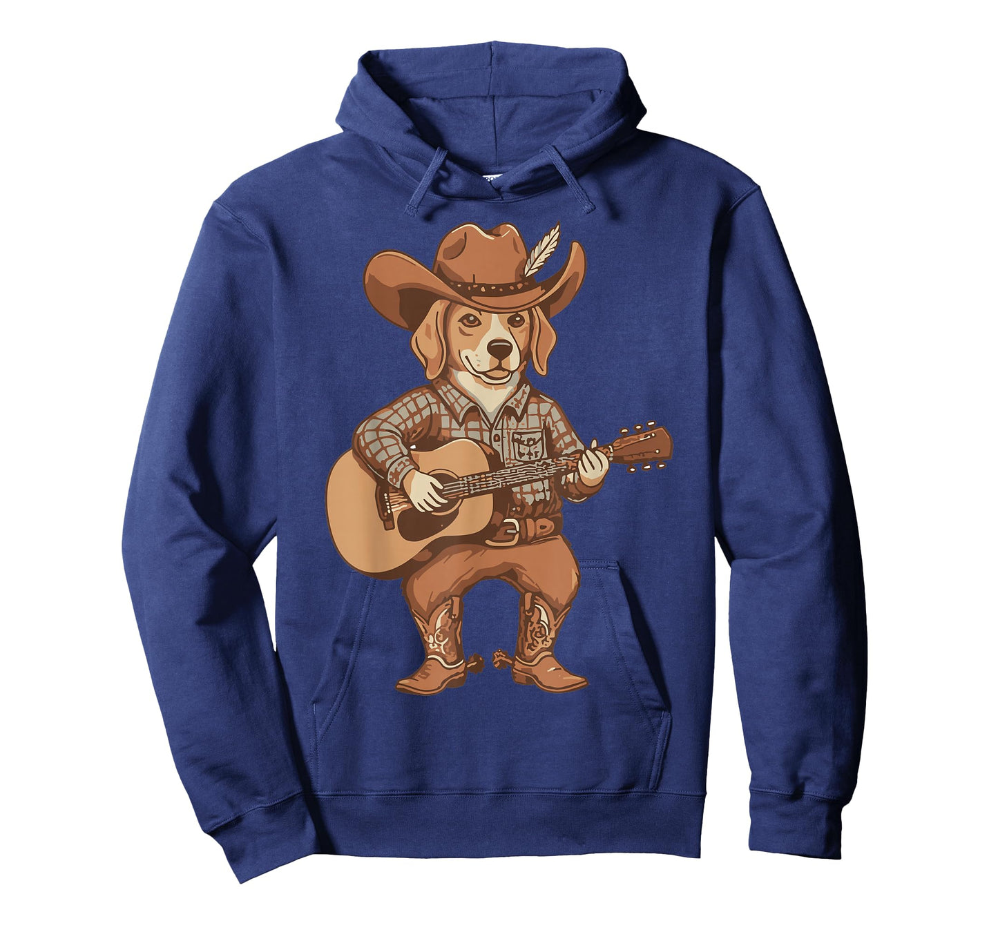 Boys Cowboy Dog Shirt Cowgirl Guitar Country Music Lovers T-Shirt