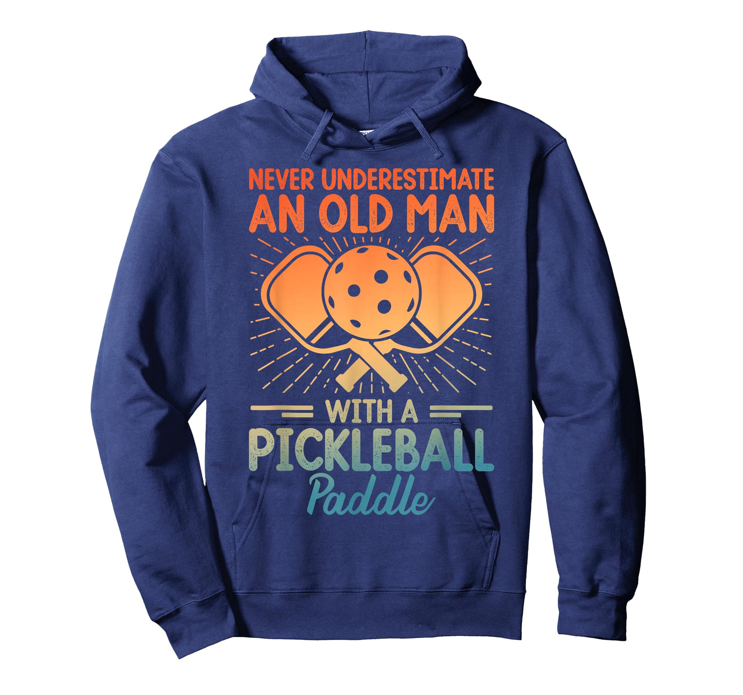 Never Underestimate an Old Man with A Pickleball Paddle T-Shirt