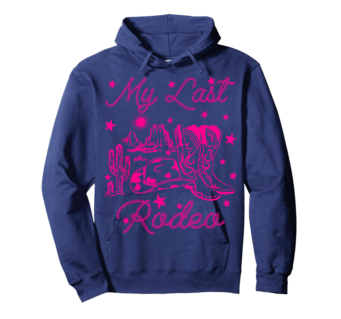 My Last Rodeo Western Desert Cowgirl Bachelorette Party T-Shirt