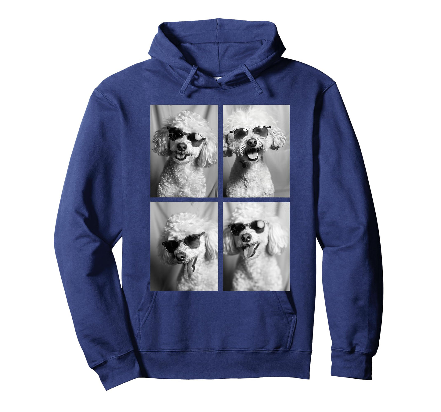 Funny Poodle Dogs with Sunglasses Adorable Puppies Meme T-Shirt
