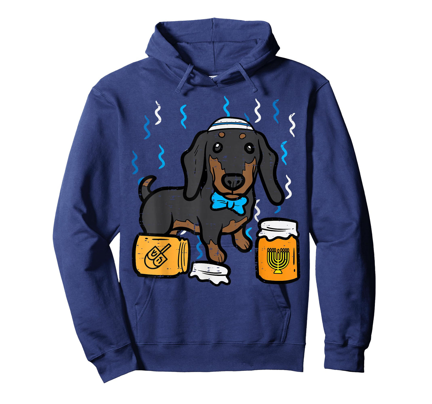 Hanukkah Dog Dachshund Chanukah Jewish Wiener Men Women Kid T-Shirt
