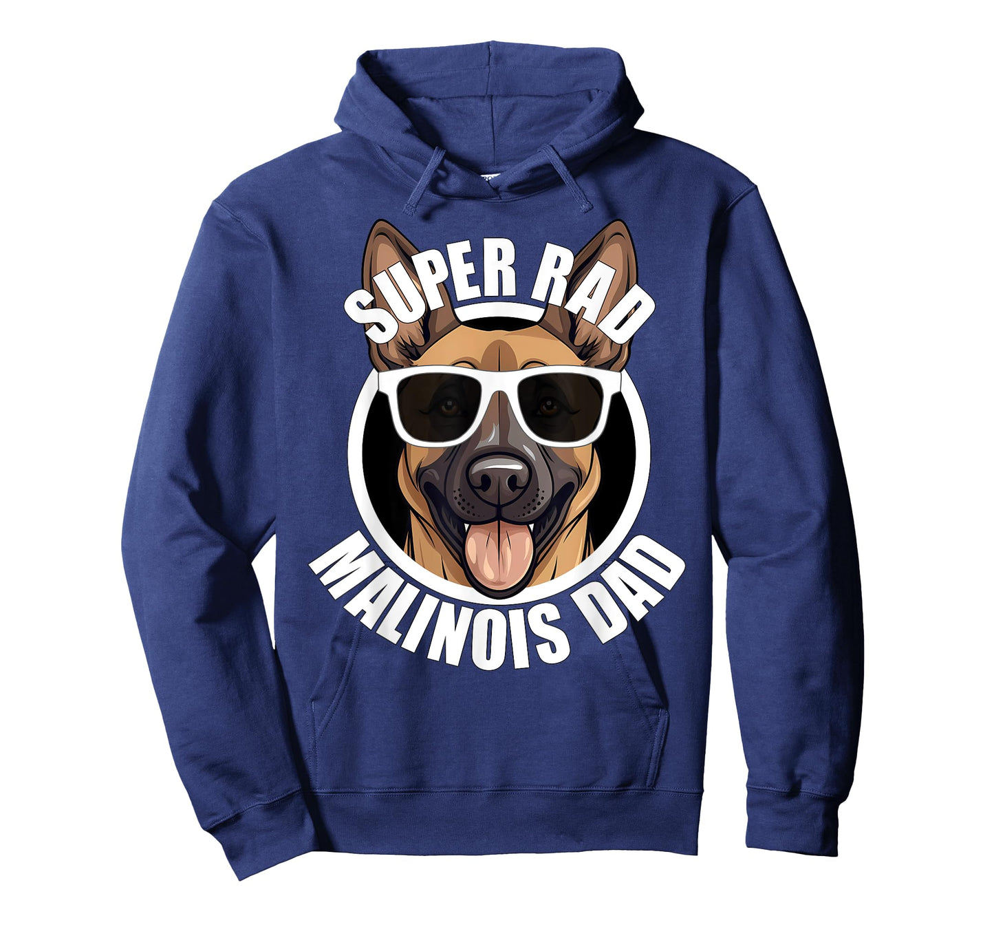 Belgian Malinois Dad Cute Shepherd Dog Funny Super Rad Men T-Shirt