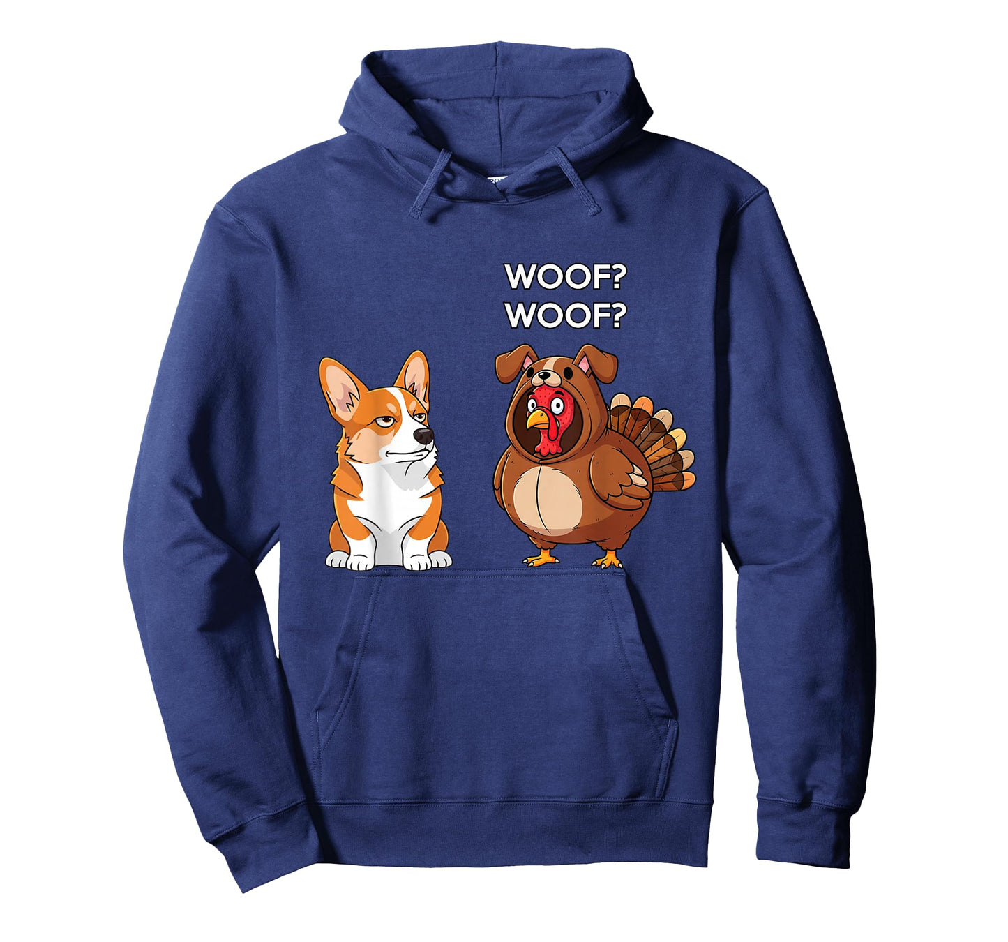 Funny Thanksgiving Corgi and Turkey T-Shirt