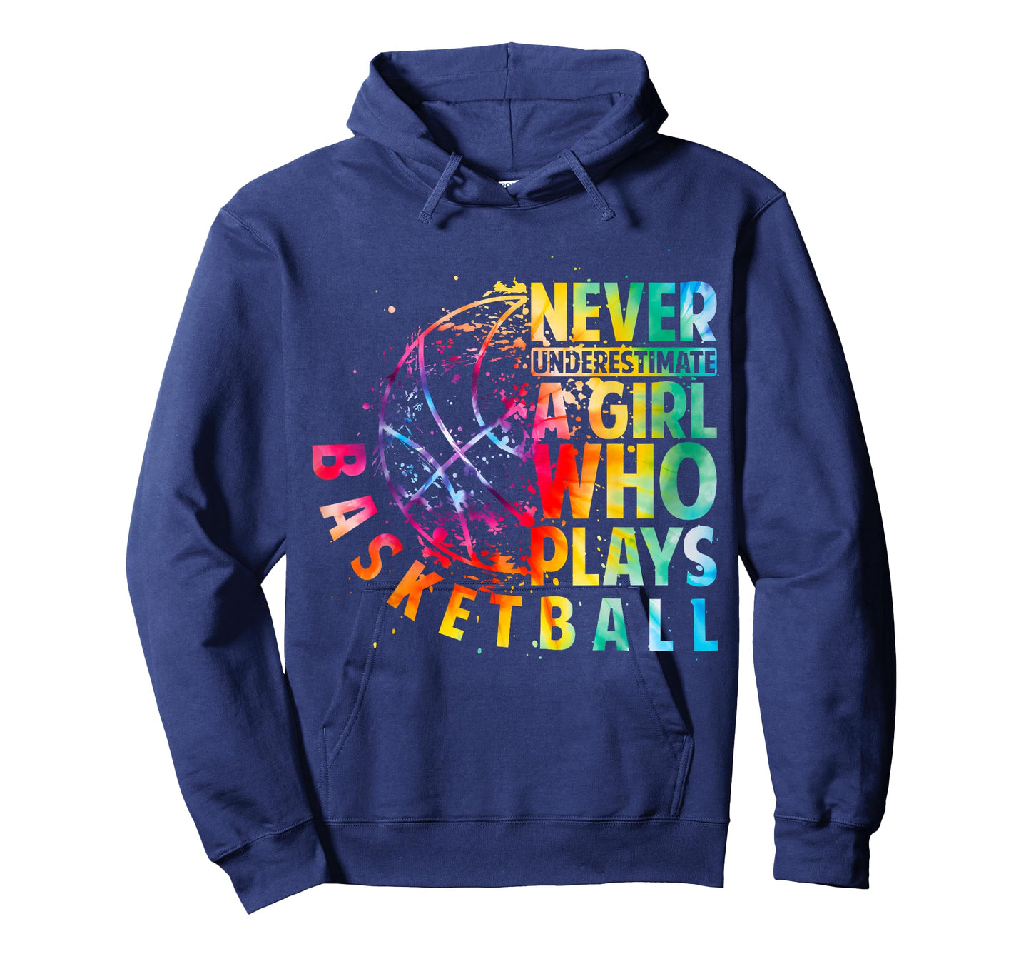 Cute Girls Never Underestimate A Girl Who Plays Basketball T-Shirt