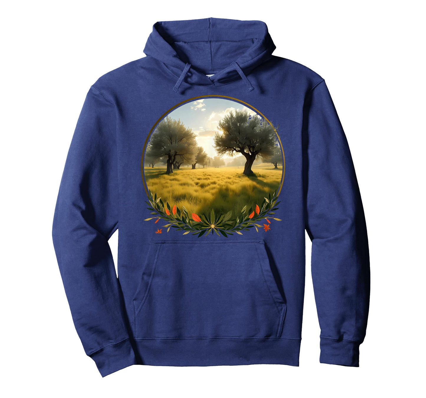 Sunset Trees of Olives Landscape Vintage Nature T-Shirt