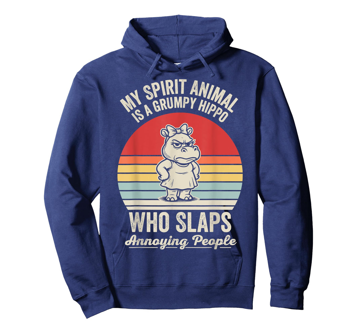 My Spirit Animal is A Grumpy Hippo Who Slaps T-Shirt