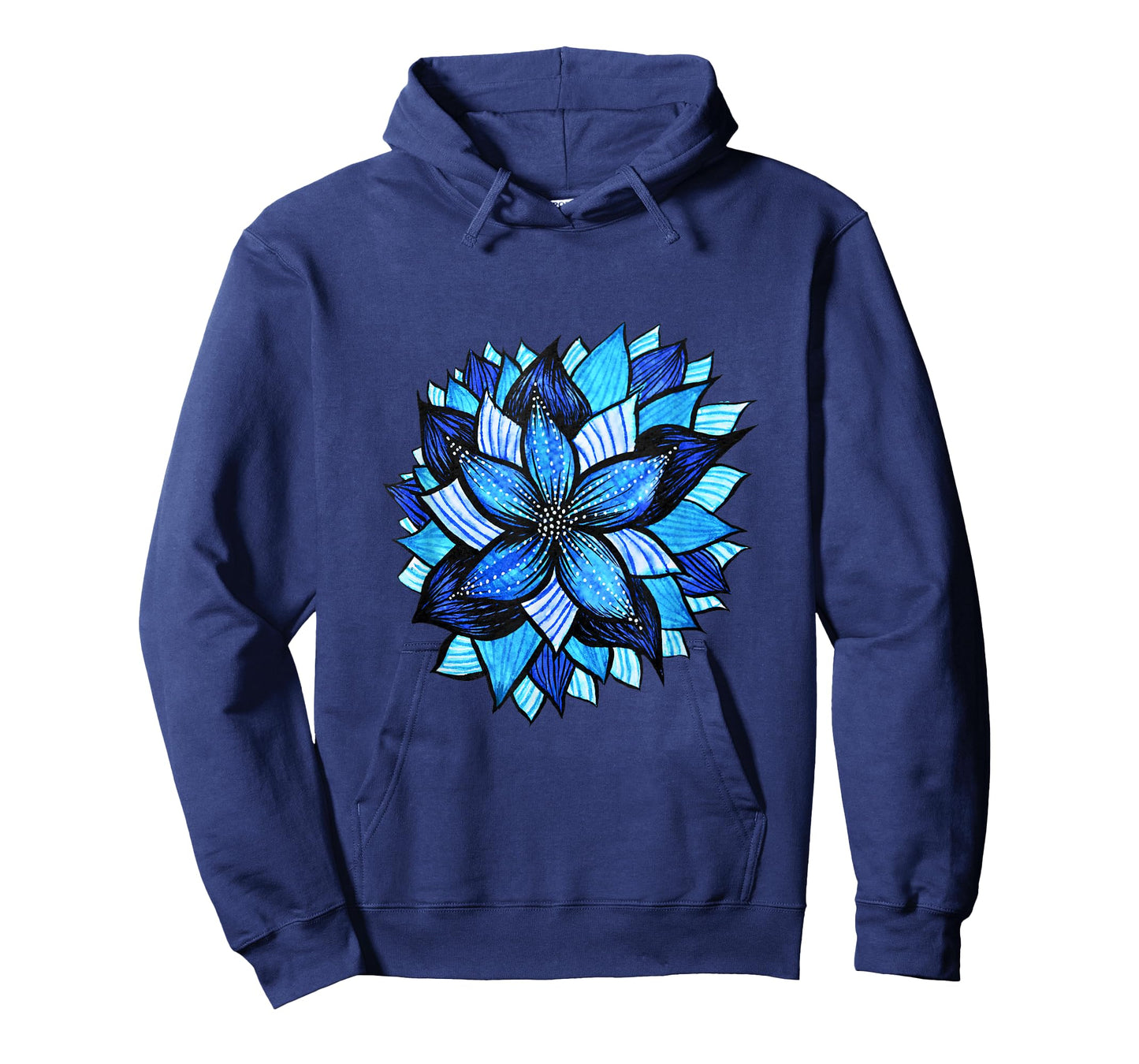 Threadless Boriana Mandala Flower Zentangle Drawing Graphic T-Shirt
