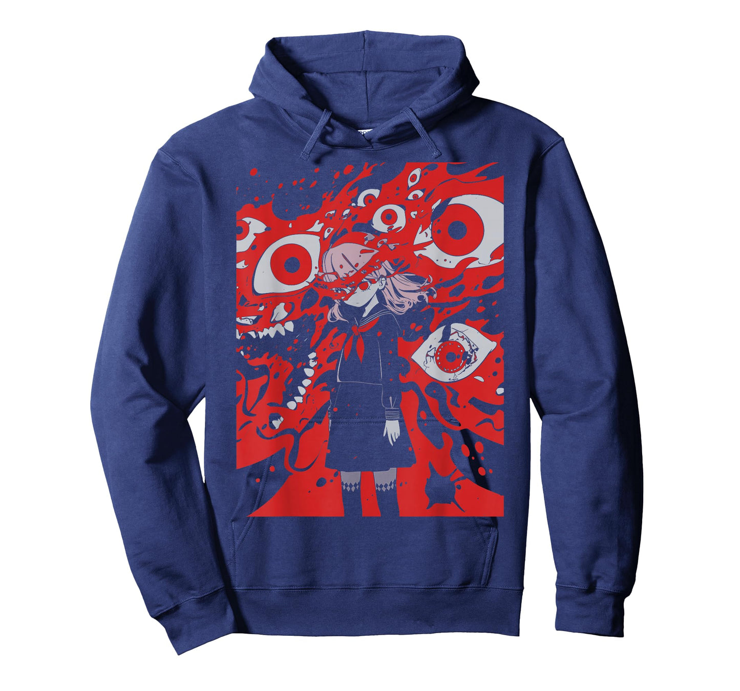 Anime Manga Ghoul Girl | Horror Creepy | Pastel Goth Grunge T-Shirt