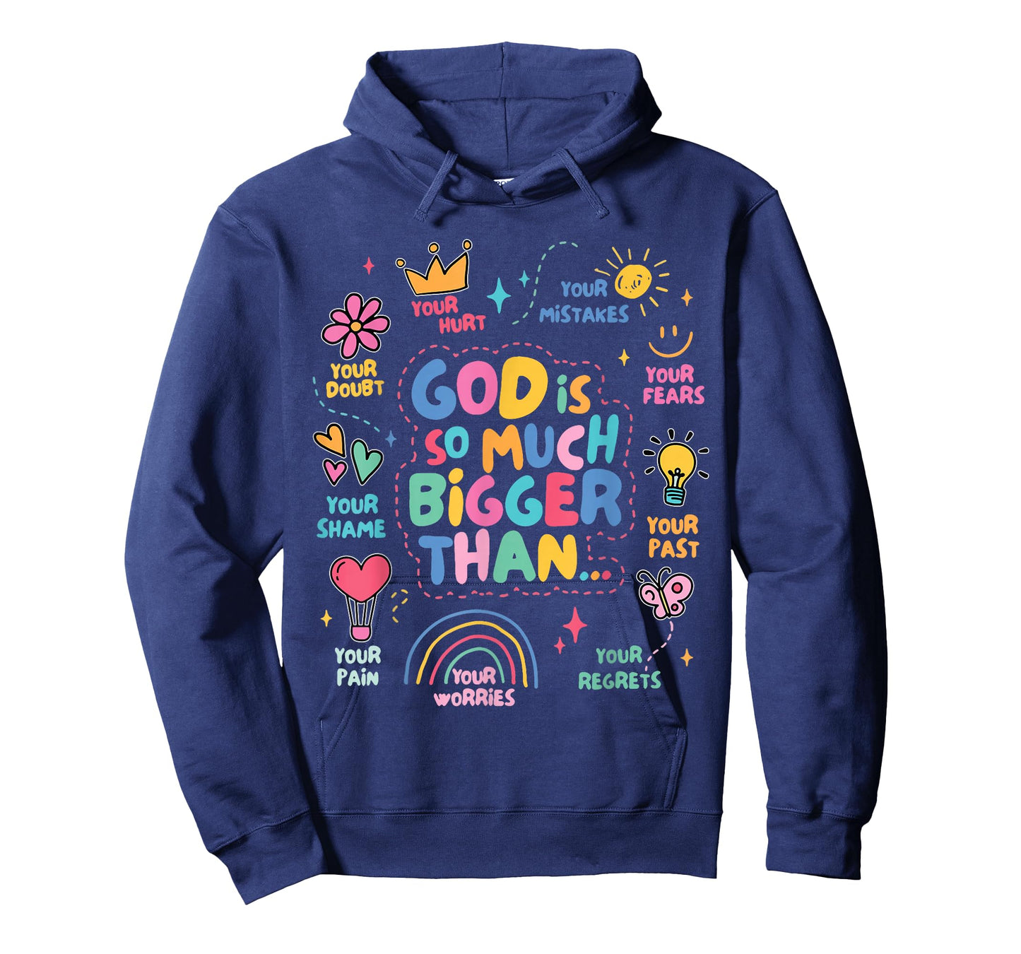 God Is So Much Bigger Than, Faith Christian Inspirational T-Shirt