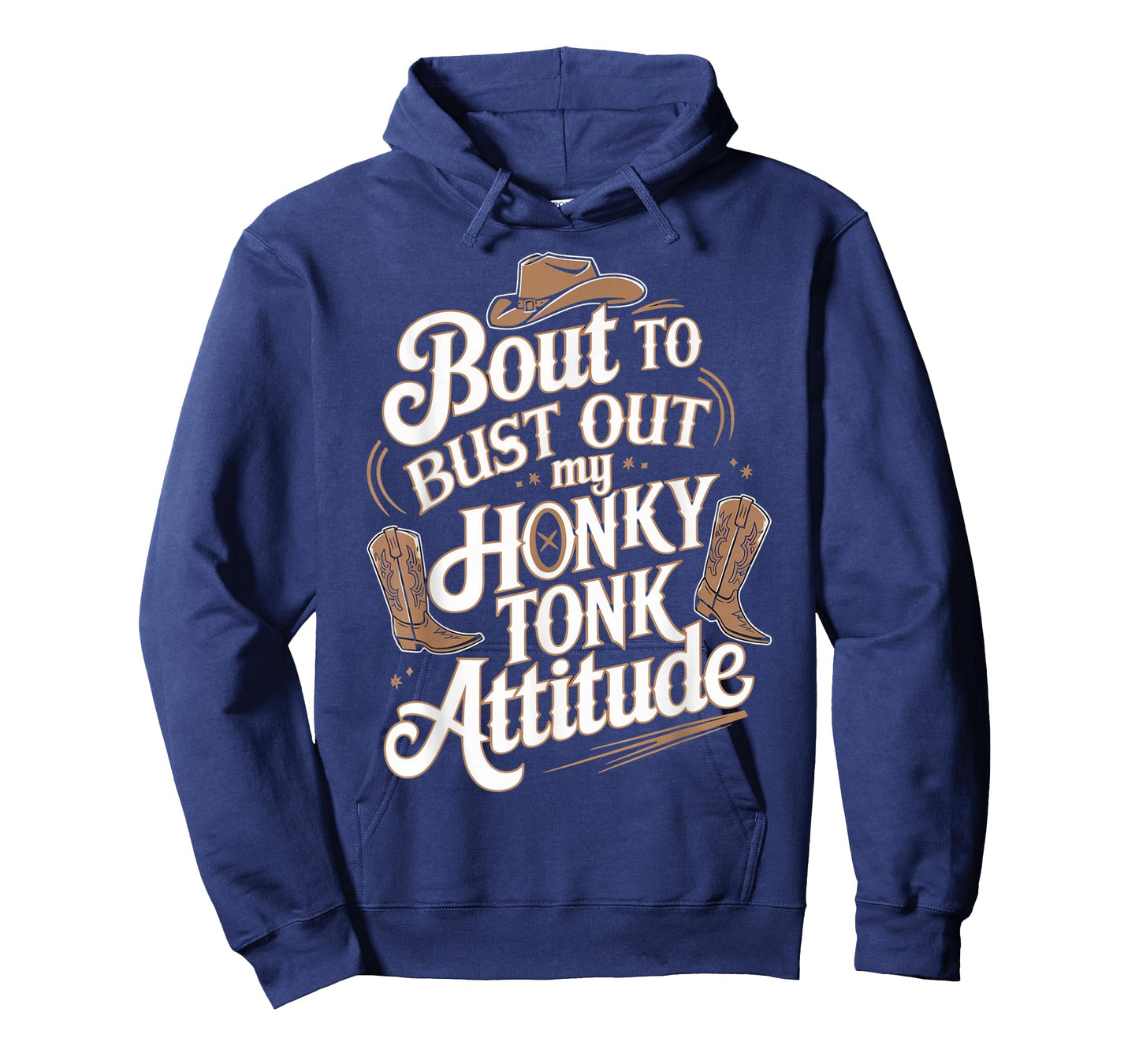 Honky Tonk Attitude Western Farm Musician Honky Tonk T-Shirt