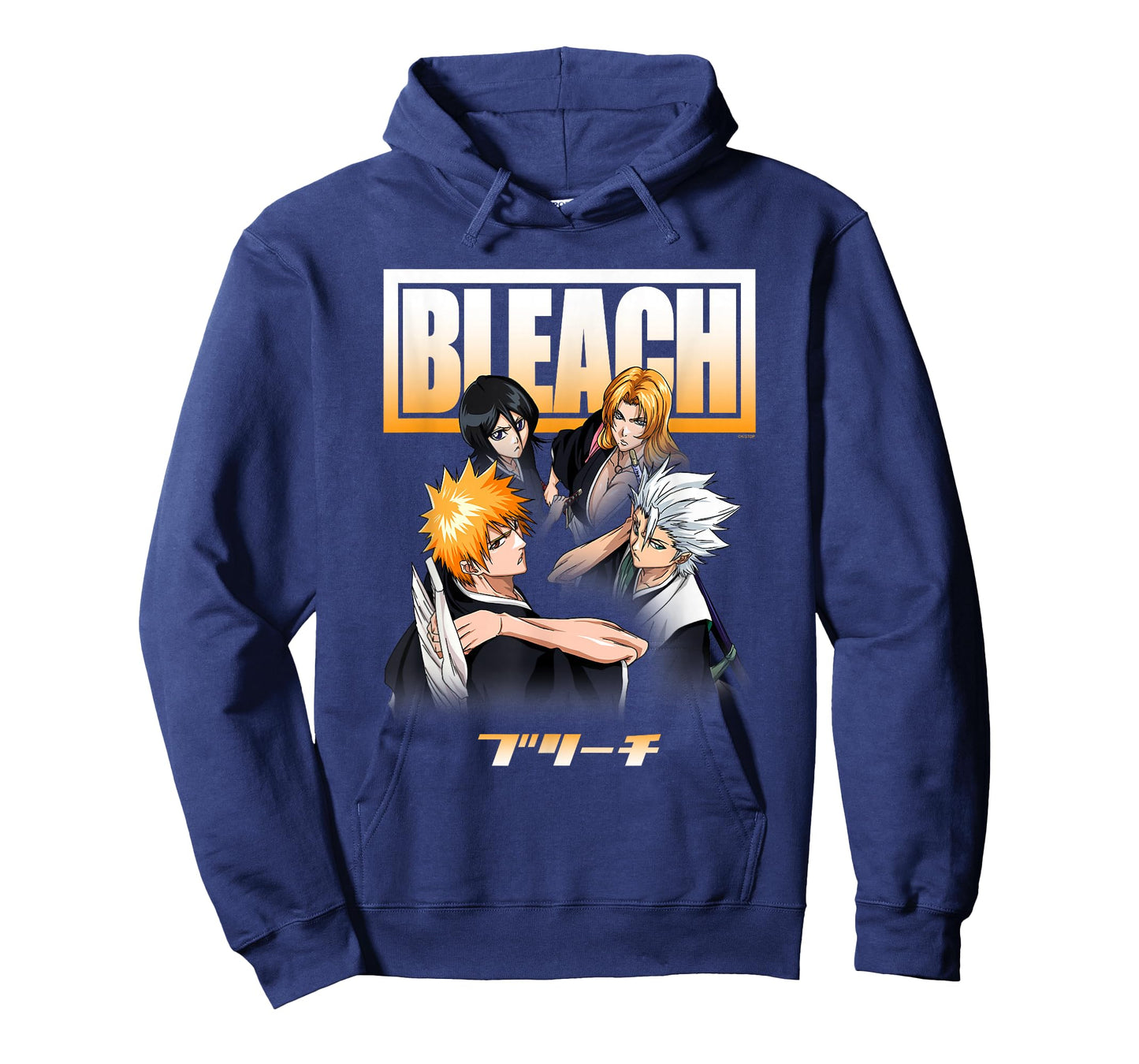Bleach Cast and Ombre Logo Anime T-Shirt
