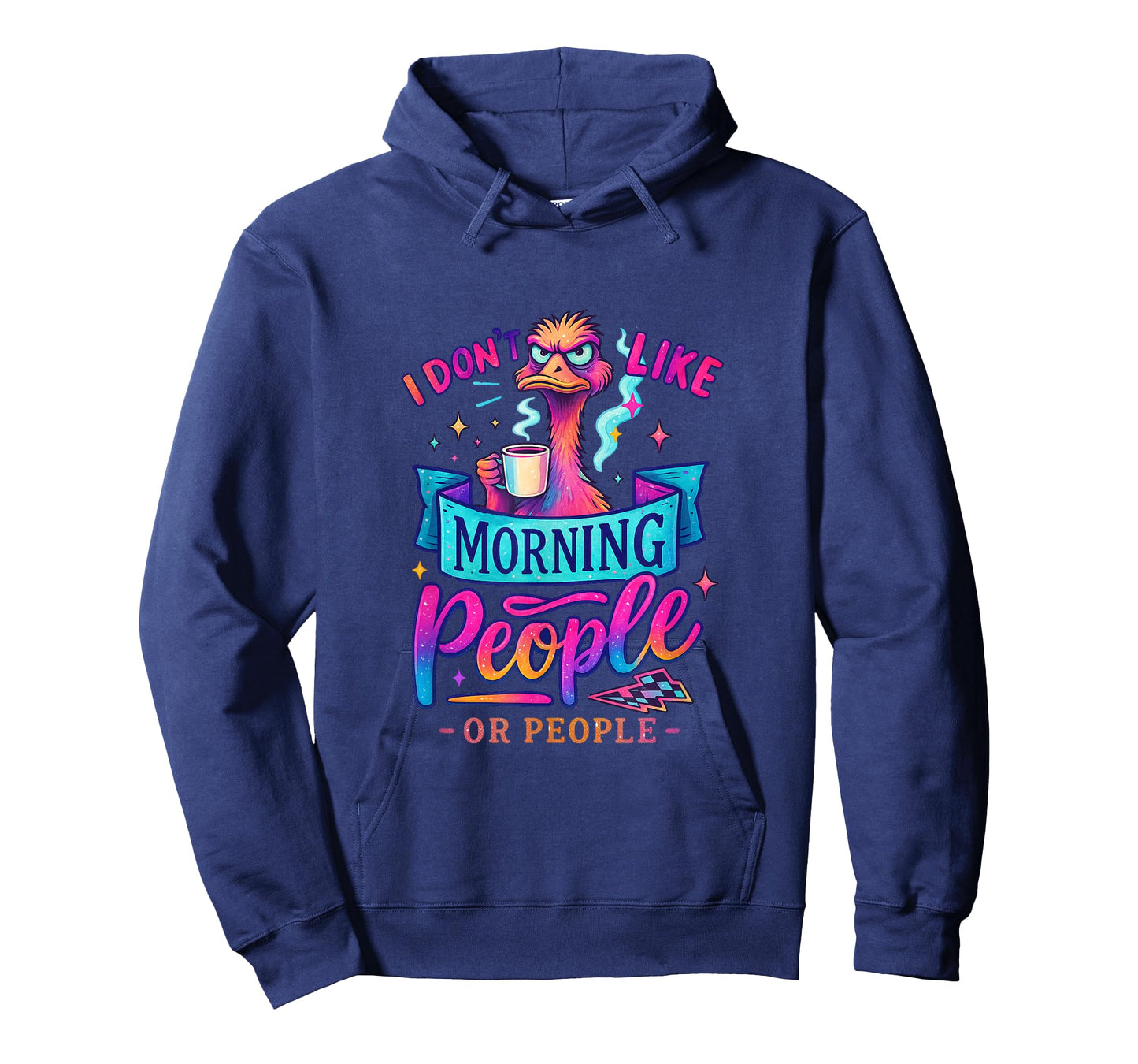 I Don't Like Morning People Animals Home Mom Funny Gift Gag T-Shirt