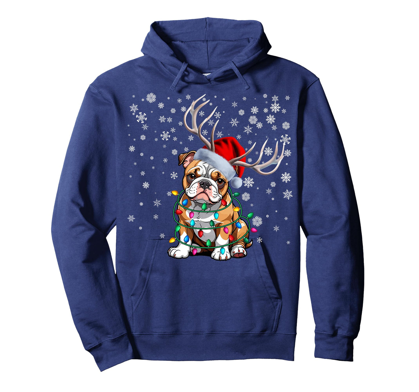 Ugly Christmas Pyjamas Sweater American Bulldog Dog Xmas T-Shirt