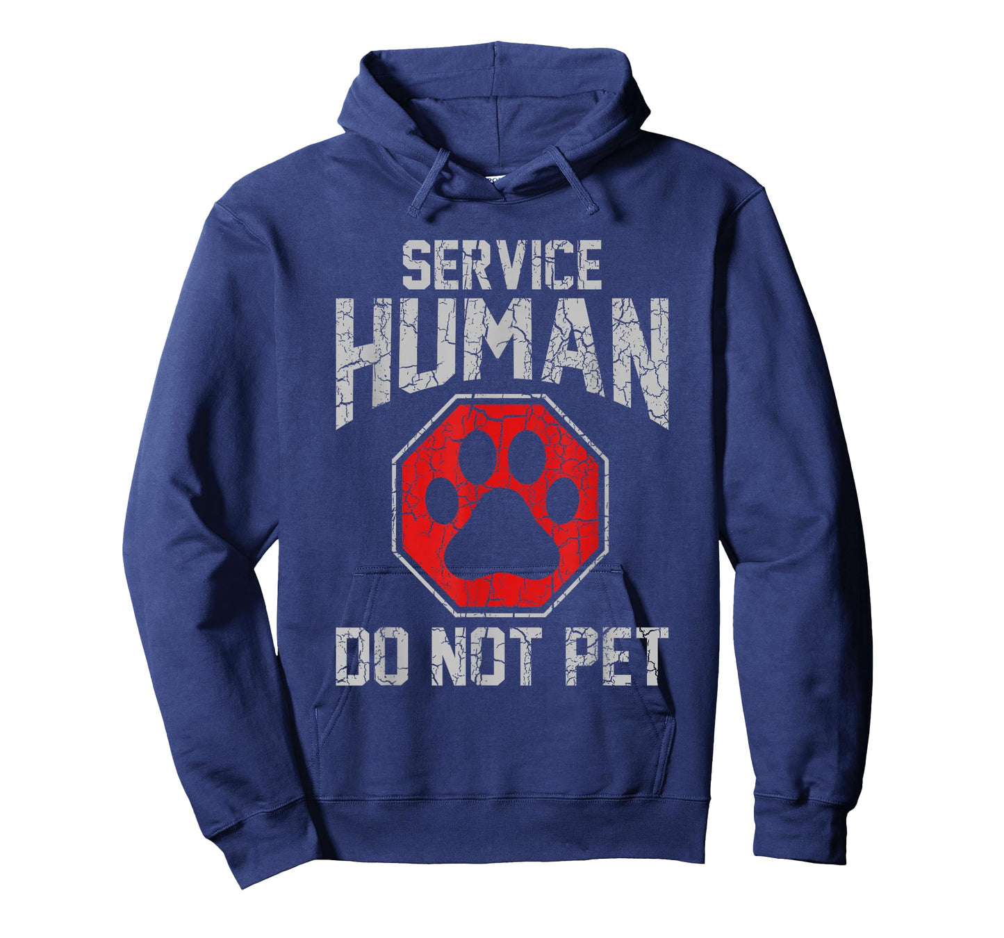 Service Dog Human Do Not Pet Funny Vintage Rescue Dog Owner T-Shirt