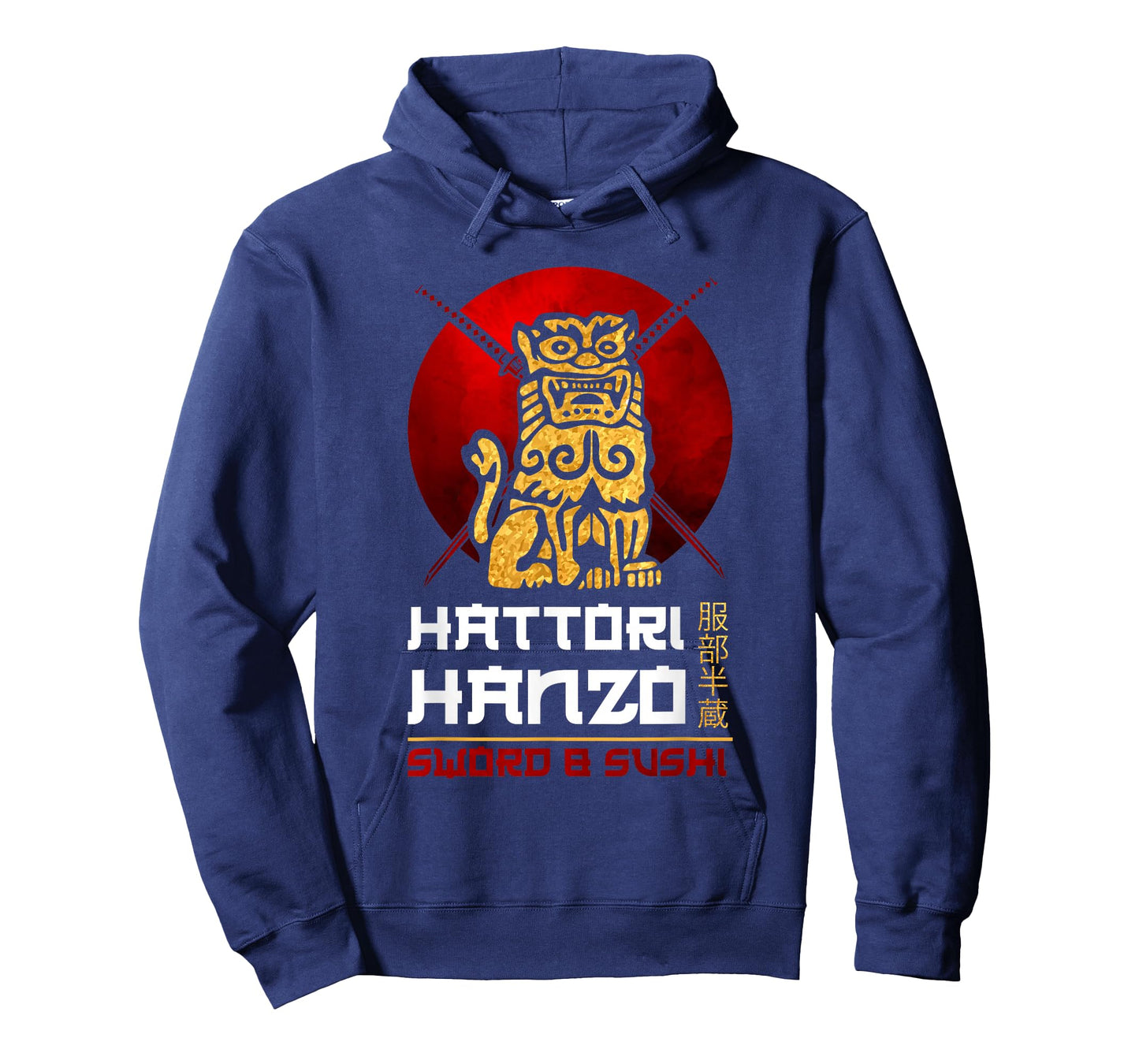 Japanese Warrior Oni No Hanzo Ninja Sword Samurai Fighter T-Shirt