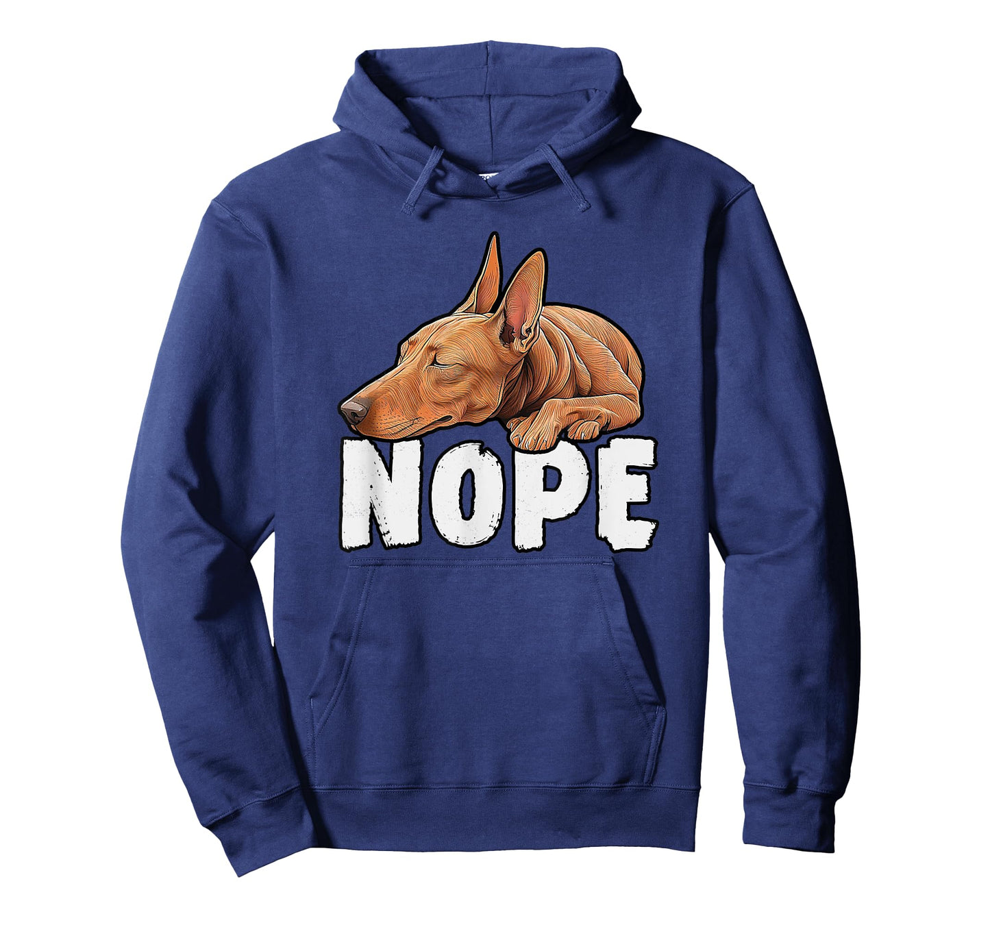 Pharaoh Hound Nope Funny Lazy Pet Dog Cute T-Shirt for Men Women Kids