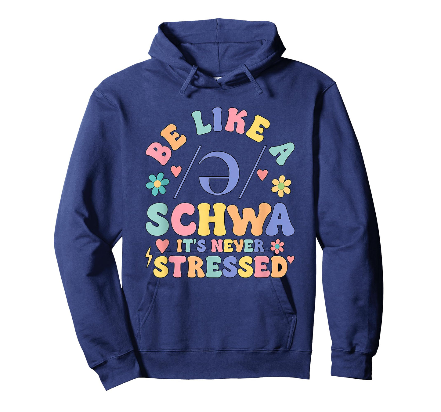 I Want to Be A Schwa It's Never Stressed Science of Reading T-Shirt