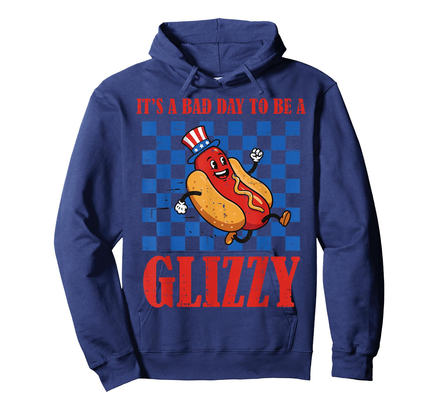 4th of July Hotdog Bad Day to Be Glizzy Funny Men Women T-Shirt