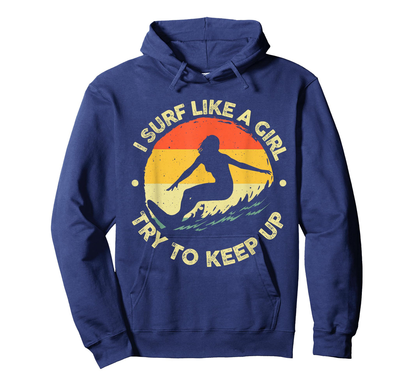 Best Surfing Art for Girls Women Beach Surfer Surfing Lover T-Shirt