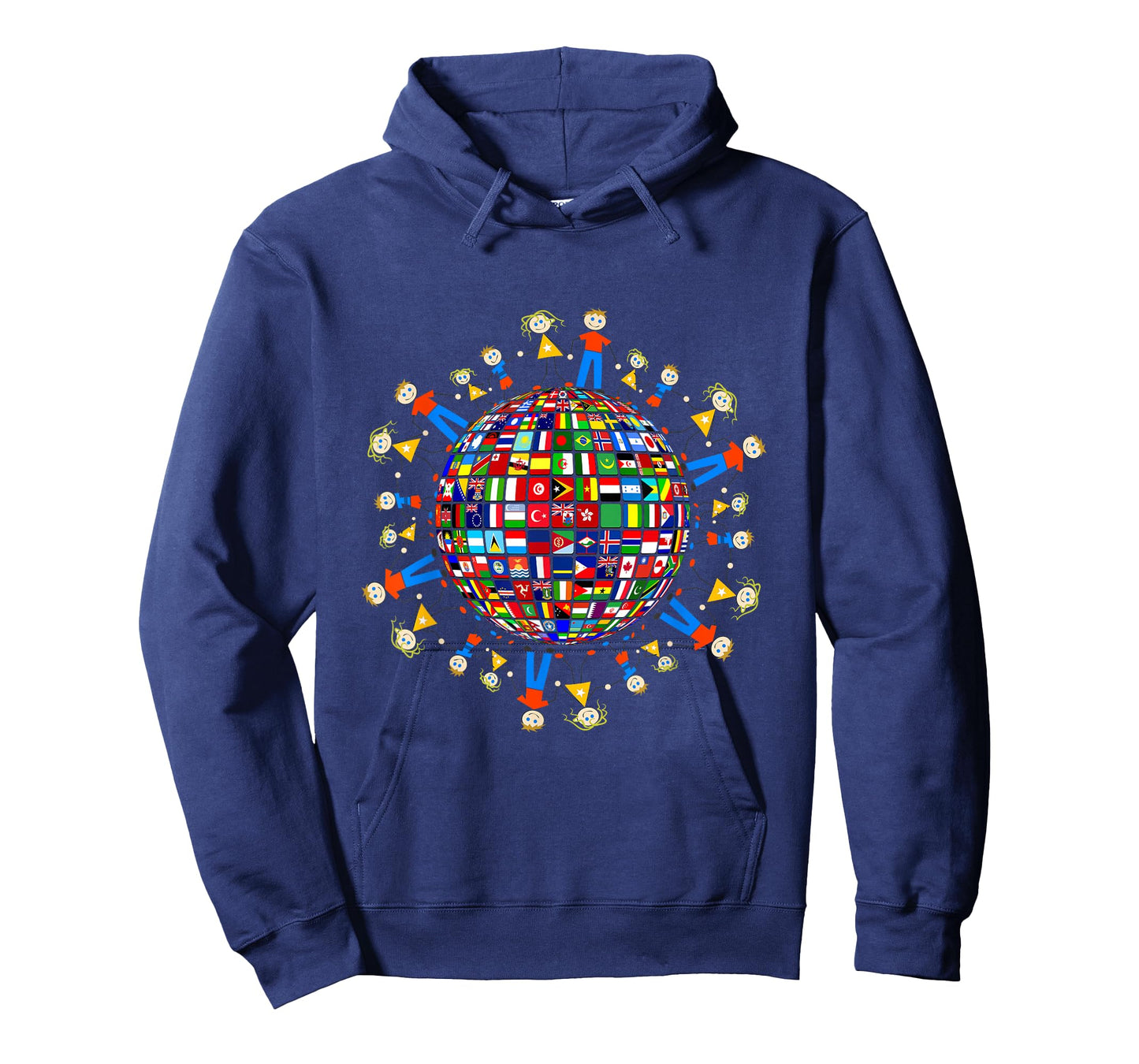 Flags of the World T-Shirt, Family around the Globe T-Shirt