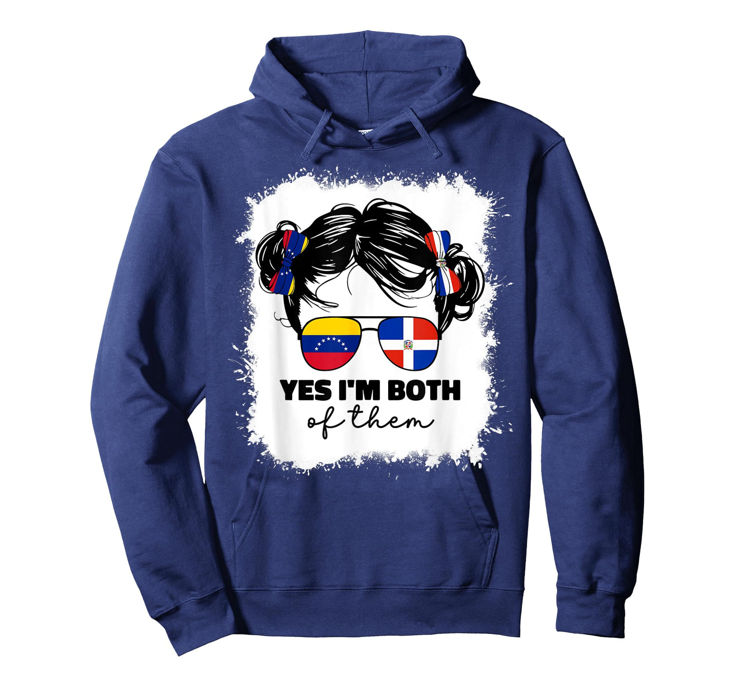Half Dominican And Venezuelan Venezuela Flag Girl Kids Girls T-Shirt