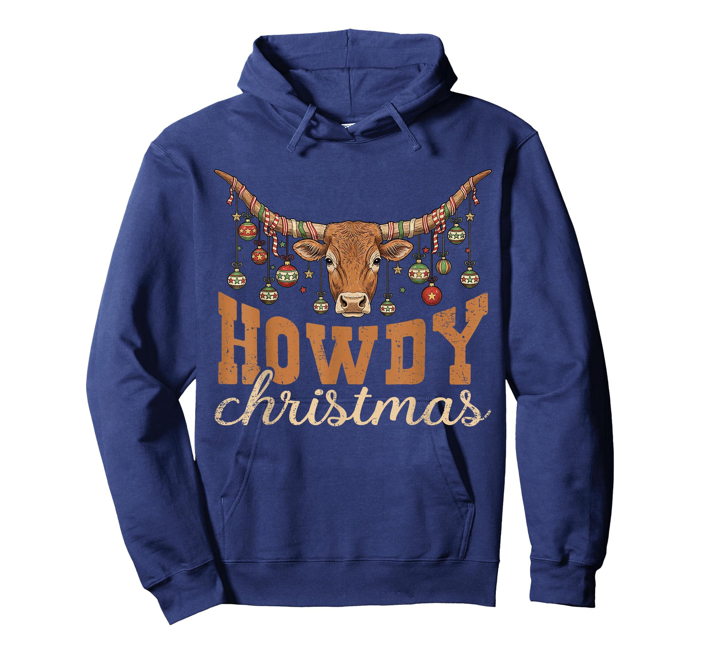 Bull Western Family Pajamas Cowboy Cowgirl Howdy Christmas T-Shirt
