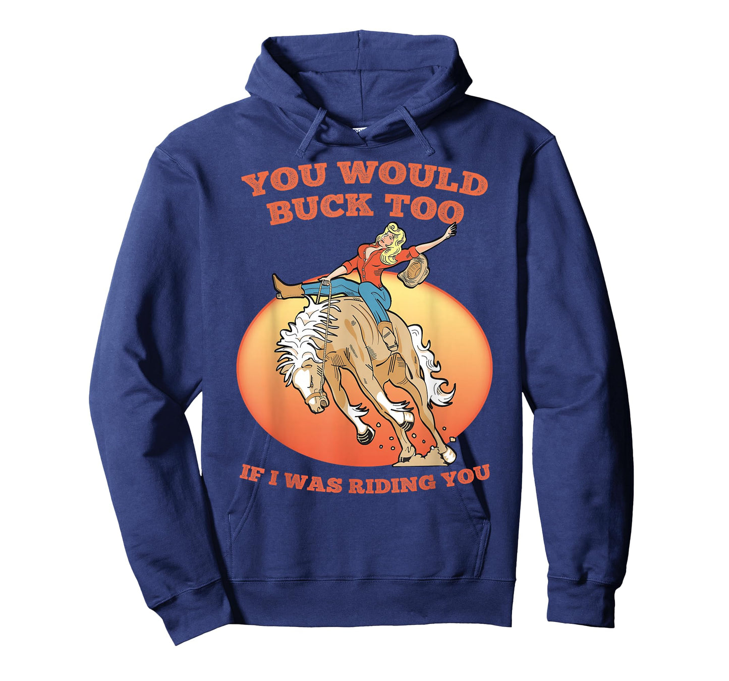 Funny Sexy Cowgirl Riding Rodeo Horse Country Western Girl T-Shirt
