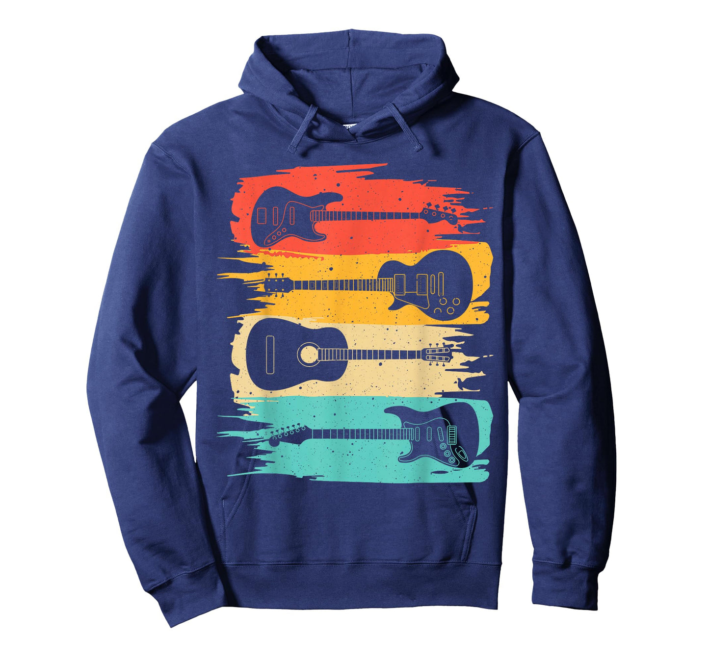 Vintage Guitar Gift For Men Women Music Band Guitarist Stuff T-Shirt
