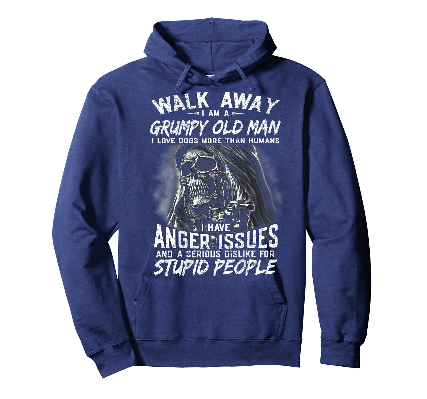 Walk Away I Am A Grumpy Old Man I Love Dogs More Than Humans T-Shirt