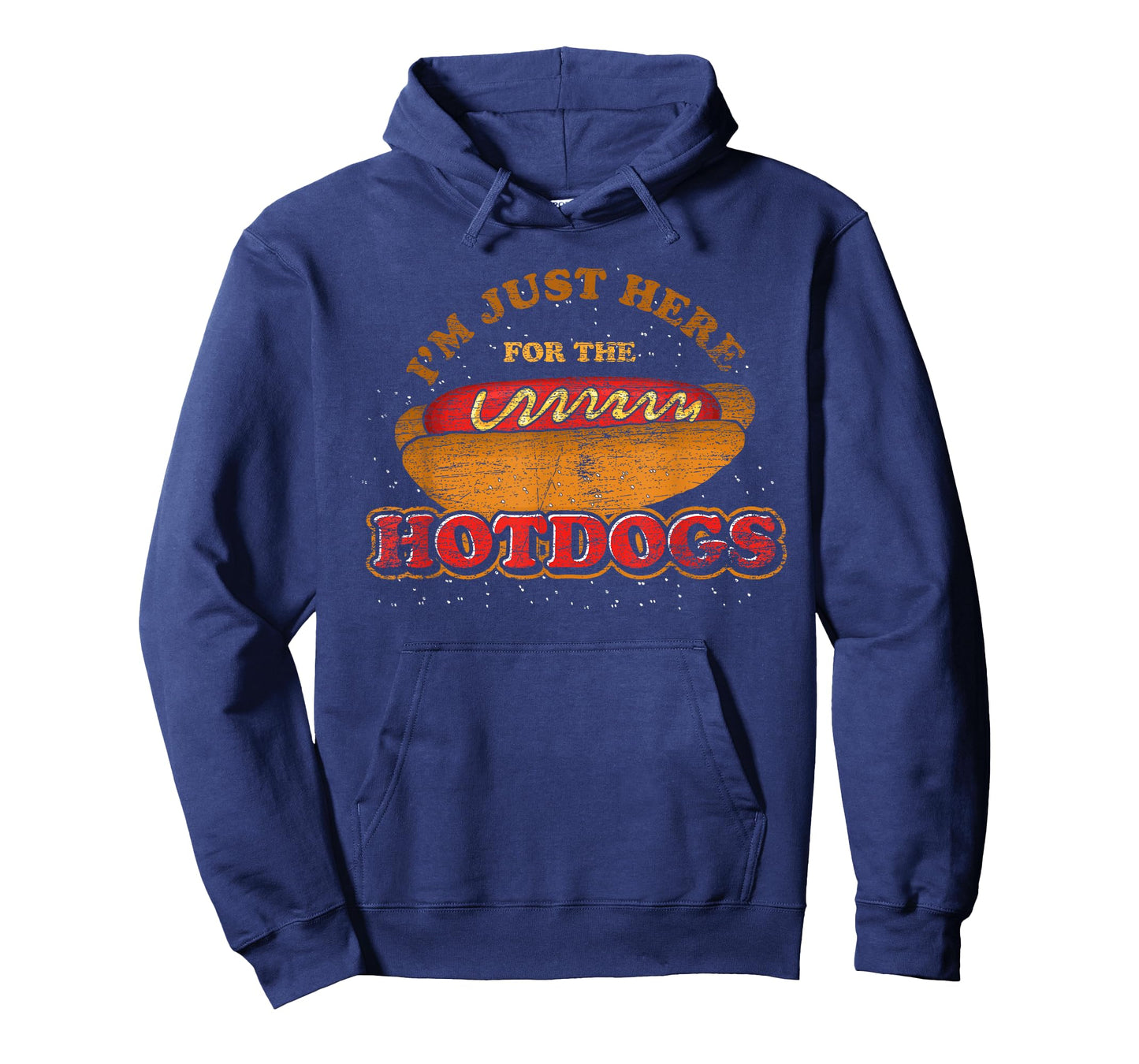 Im Just Here for The Hot Dogs Funny Foodie Weiner Hot Dog T-Shirt