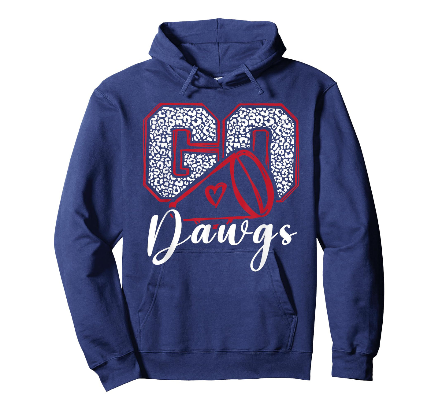 Go Dawgs Funny Bulldog for Men Women Kids Boys Girls T-Shirt