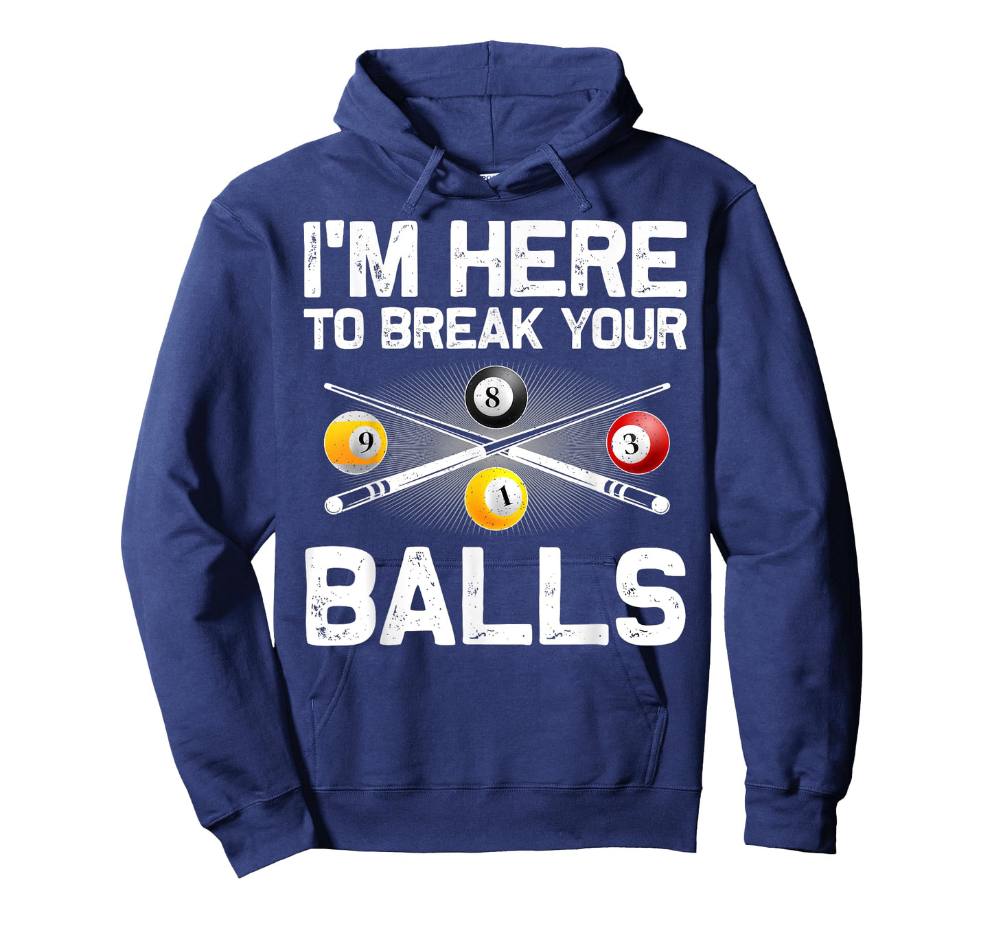 Funny Billiards Art For Men Women Billiard Lover Pool Player T-Shirt